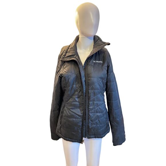 Columbia Women’s Omni-Heat Advanced Repellent Jacket Medium Black - Picture 1 of 8